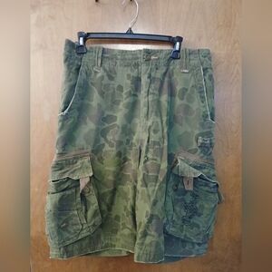 Fox Green Camouflage Cargo Shorts